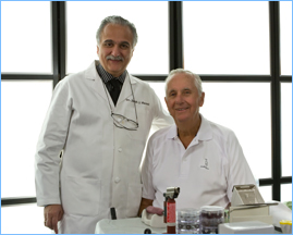 Dr. Joseph J. Massad and his mentor Dr. Frank Schiesser