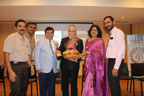 Dr. Joe Massad received warmly by Dr. Omkar Shetty and Deans of other Institutes in Mumbai